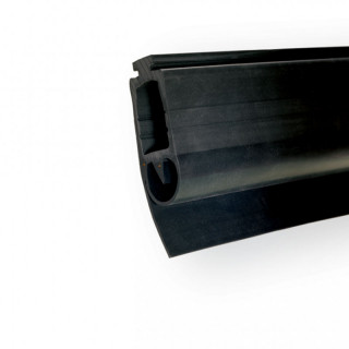 FLEX-CONTACT+BAVETTE SKSL105-Bord palpeur conducteur hauteur 105mm avec bavette