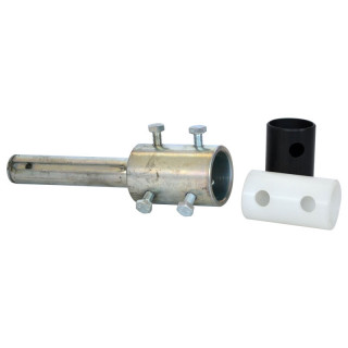 Adaptateur avec clavette pour motoréducteur avec arbre creux 25,4mm pour montage sur arbre plein 31,75/35/40mm