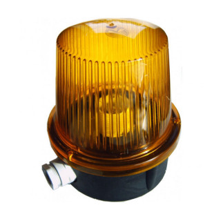 Luna orange fixe-Feu sans ampoule