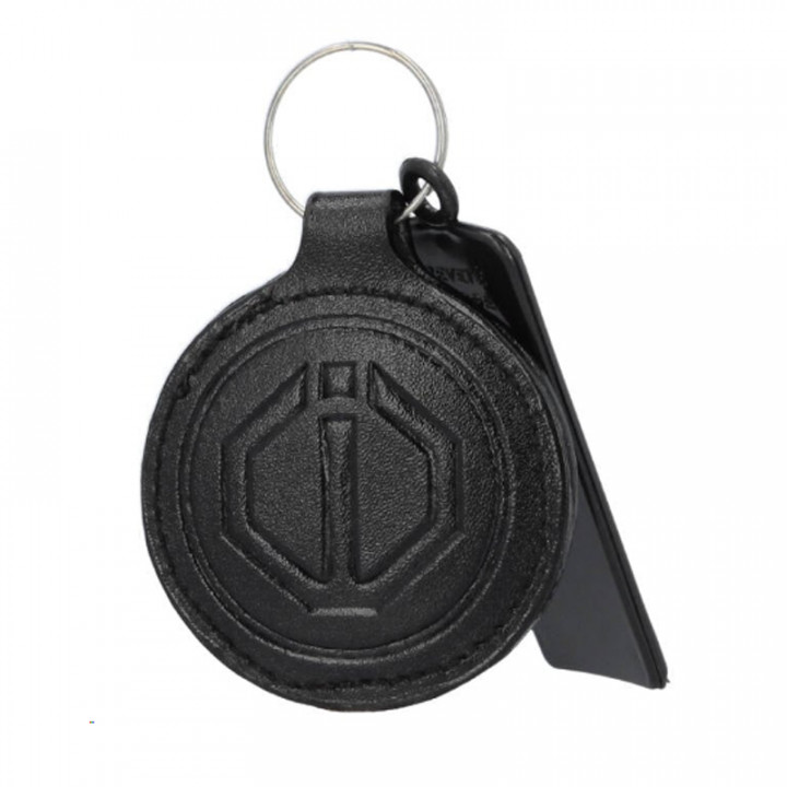 BP-Badge proximité 125 KHz cuir avec porte-clés - Digitag®