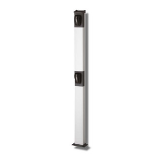 SEL120D-Potelet de 1200mm pour 2 cellules cardin saillies ou encastrées