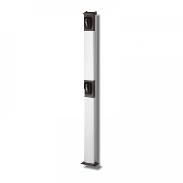 SEL120D-Potelet de 1200mm pour 2 cellules cardin saillies ou encastrées
