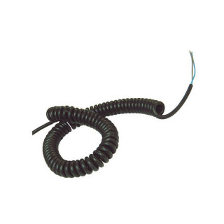 Cordon spirale 2 conducteurs 0.75mm² -longueur developpée 4.50m