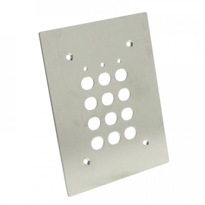 PLAQUE D'ENCASTR.INOX POUR SU