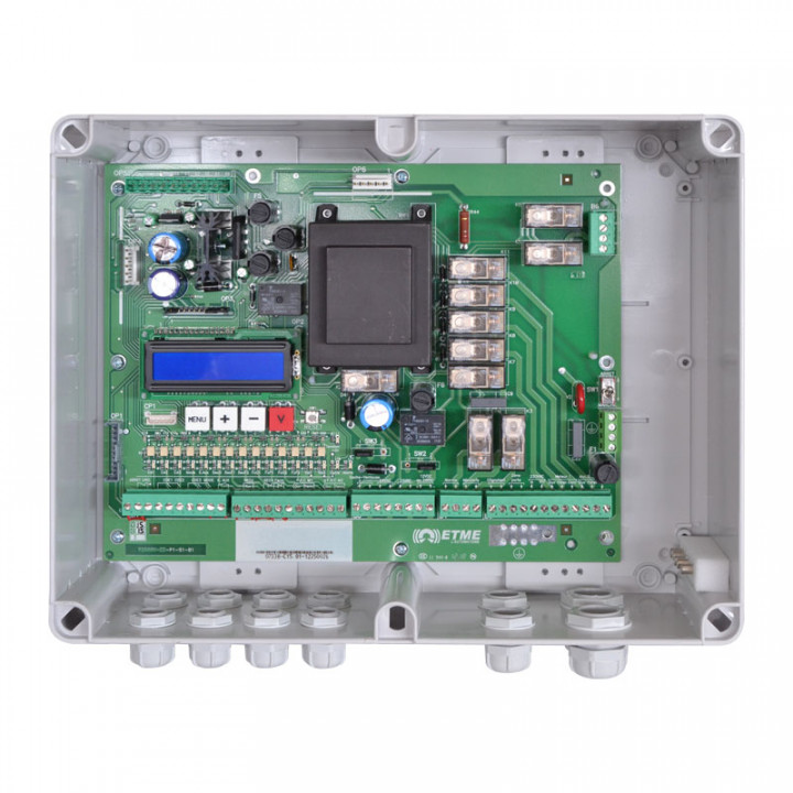 PIC 2800 N P-Electronique de commande en coffret étanche pour 2 moteurs monophasés avec ou sans fins de course mécanique