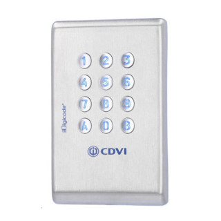 KCIENSBP-Clavier codé inox 100 codes-2 relais 12-24 VDC