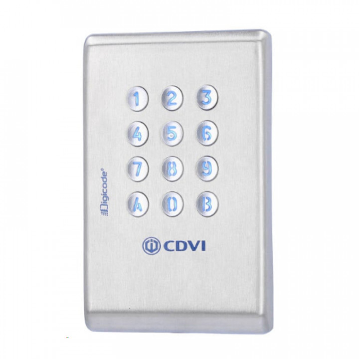 KCIENSBP-Clavier codé inox 100 codes-2 relais 12-24 VDC