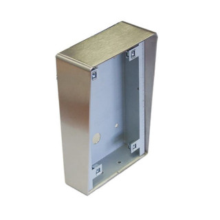 Boitier pour clavier codé 12 touches avec bouton poussoir ou lecteur VIGIK+ - pose en saillie - finition inox