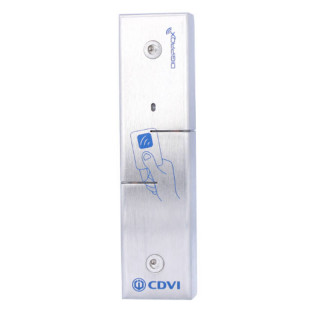DGLIFWLC-Lecteur proximité fin inox Wiegand 125 KHz