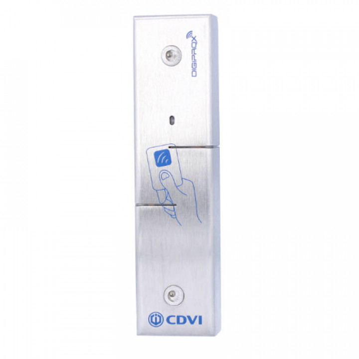 DGLIFWLC-Lecteur proximité fin inox Wiegand 125 KHz