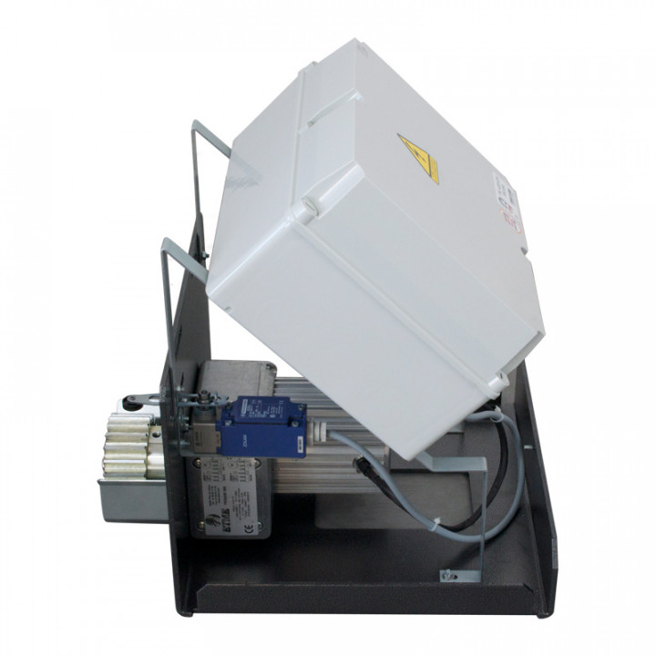 PEGASE 800 BAS-Opérateur coulissant pour portail 800kgs, alimentation 230V en caisson métallique bas