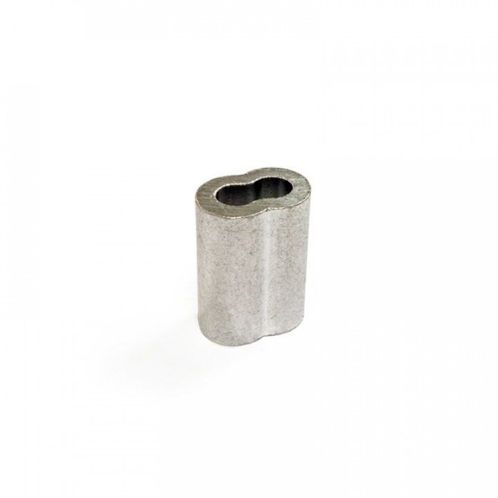 Manchon aluminium à sertir pour cable 3,00 et 3,20mm - sachet de 100