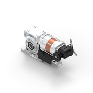 RTAM3C 45 KE 14TRS+3M-Motoréducteur de rideau 450Nm, axe 40, secours par treuil à chaîne, avec câble 3m
