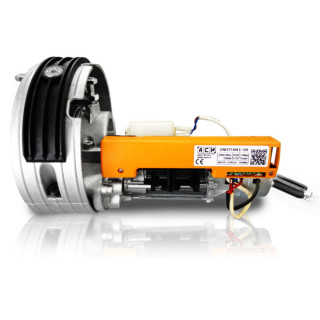 UNITITAN E-Moteur central 145Nm avec frein pour grilles et rideaux métalliques compensés par boîtes à ressorts