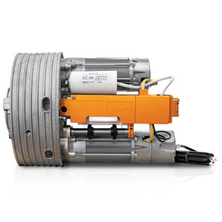 TITAN 240/76 BME-Moteur central 400Nm avec frein pour grilles et rideaux métalliques compensés par boîtes à ressorts