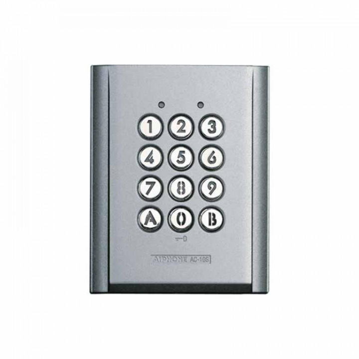 AC10S-Clavier saillie résistant au vandalisme, éclairé 100 codes 2 relais 12/24VAC-CC