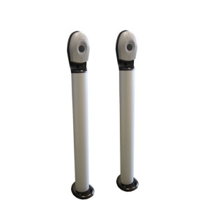 Kit 2 potelets PILAR aluminium pour cellule sunset