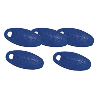 VBR5-Lot de 5 badges résidents bleu