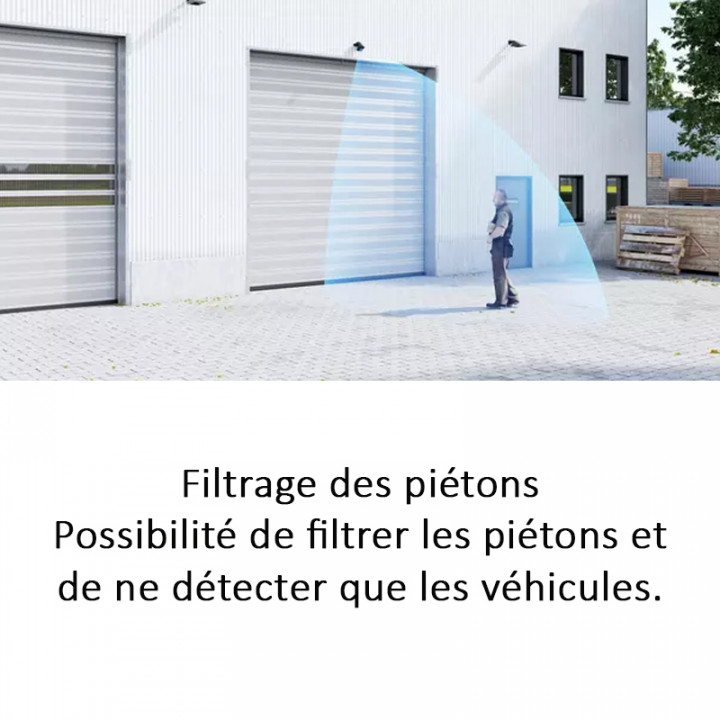 FALCON - Détecteur d'ouverture pour portes jusqu'à 7 m de haut  (Radar)