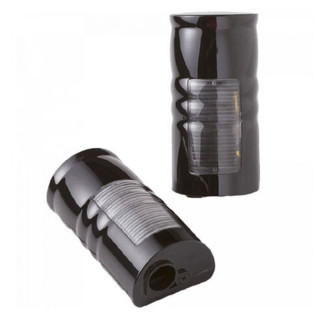 CDRX12-Cellule émettrice/réceptrice orientable, portée 10m, catégorie 3, avec batterie et panneau solaire sur émetteur, en boitier pour montage applique