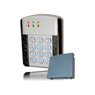 SUN-S Clavier métal autonome 250 codes avec électronique deportée, sortie 2 relais