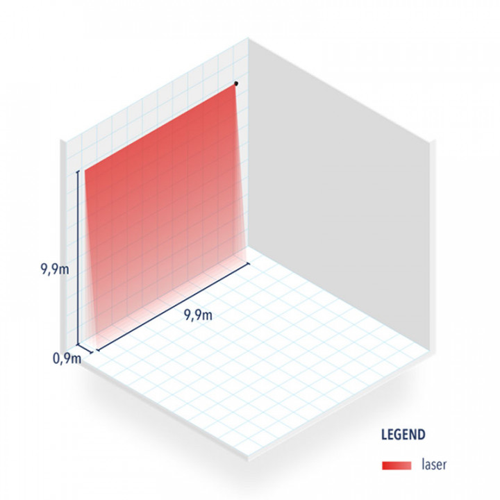 LZR I-100 BLACK-Détecteur LASER de sécurisation pour portes industrielles