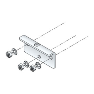 Kit cornières support moteur pour T8 et T9 avec diamètre 80