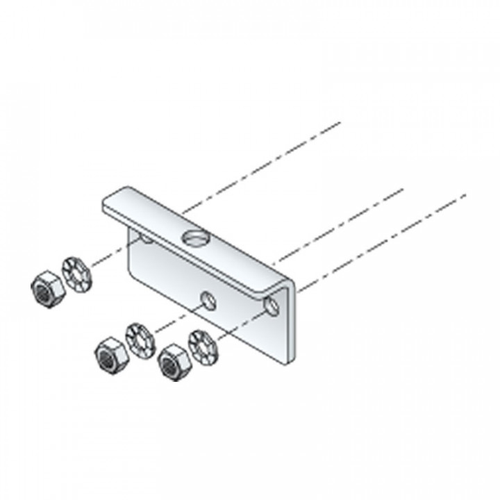 Kit cornières support moteur pour T8 et T9 avec diamètre 80