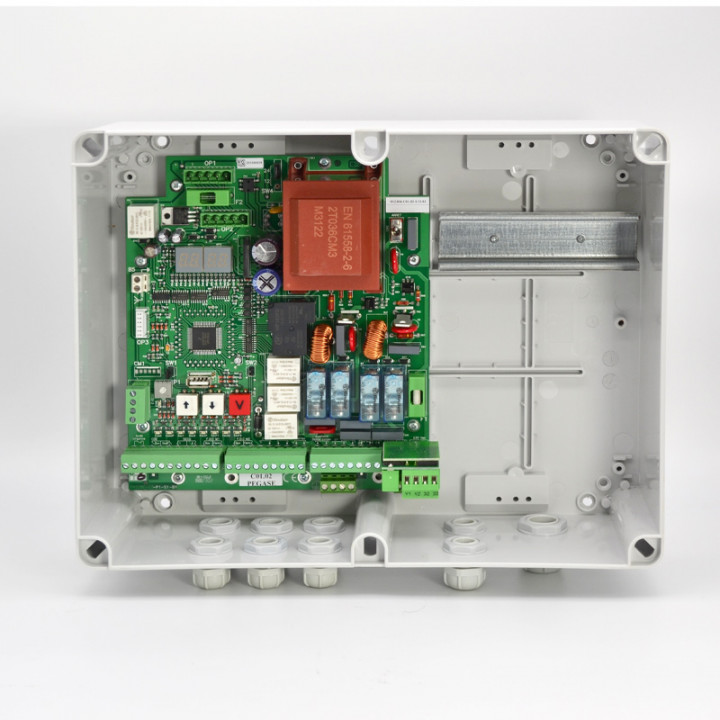 PIC 4220E GPF PEGASE-Electronique de commande en coffret pour 1 opérateur PEGASE avec frein 205V en caisson bas ou haut