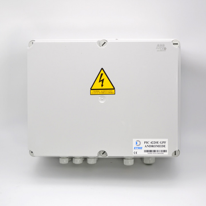 PIC 4220E GPF ANDROMEDE-Electronique de commande en coffret pour 2 moteurs Andromède avec frein 205V