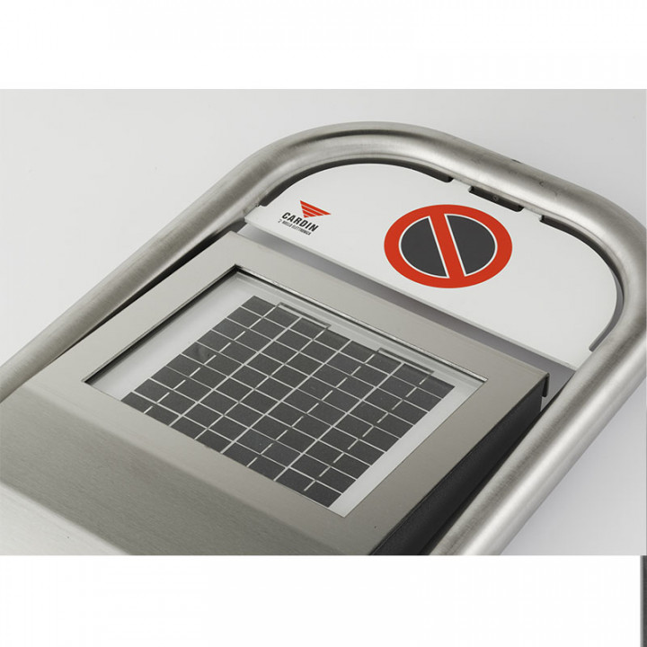 PARKSUN-Arceau de parking motorisé autobloquant autonome, alimentation par panneau photovoltaïque avec secours battterie
