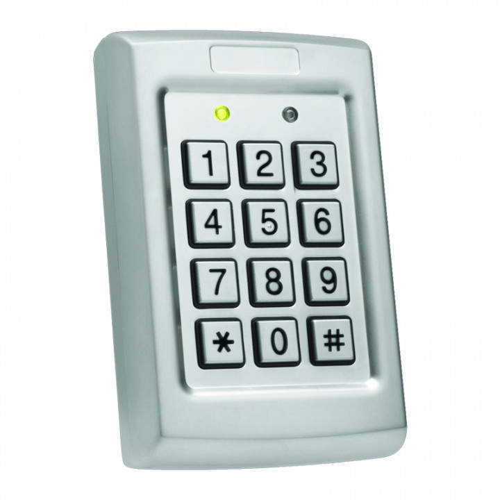 EASYBKW - Clavier anti-vandal autonome 500 codes, rétro-éclairé, sortie WIEGAND 30 bits avec câble 2m
