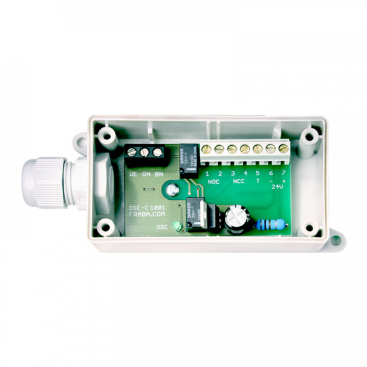 OSE-C.1001-Amplificateur pour cellule OSE-sortie contact sec NO/NF-24VCC/AC-catégorie 2 PL-C