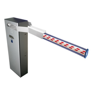VELA INDUSTRIAL 230V-F - Barrière VELA indus , double fourche, avec carte variateur de fréquence, encodeur et fin de course pour lisse jusqu'à 7,5m