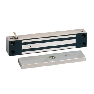 EXT400CTC-Ventouse applique acier inoxydable 370 daN 12-24VDC avec contact-pose extérieure
