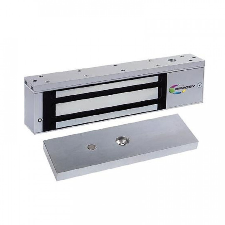 EF300ENCCTC CA-Ventouse à encastrer 300daN 12/24VCC avec contact d'état