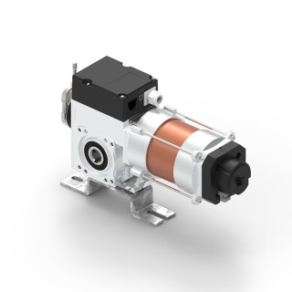 VTAM3C 40-120 KU-Motoréducteur pour porte rapide 40Nm, 120trs/min, axe 25mm, secours par manivelle ave câble 3m
