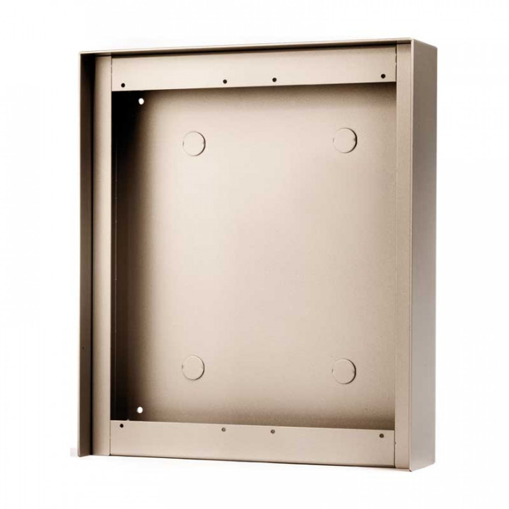 GT203HB-Cadre saillie aluminium avec visière pour 2 GF3F