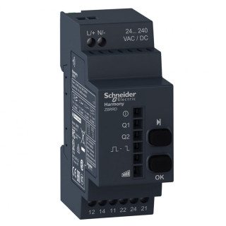 ZBRRD - Récepteur 2 canaux 24-240VCA/VCC pour système radio sans pile