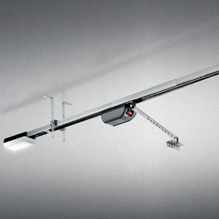 APERTO BASELINE+ Motorisation de 400N pour porte de garage avec rail permettant une course maximum de 2550mm et 2 émetteurs 2 canaux