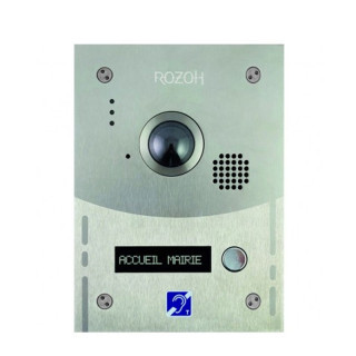 R204-0001 INTERPHONE 1 BP-POSE EN ENCASTREE-FINITION INOX