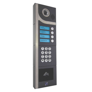 R202-1004 INTERPHONE 4 BP+CLAV.+LECT.BADGES MAINS-LIBRES-SAILLIE-ANTHR