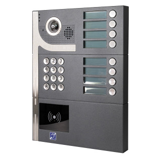 R202-1008 INTERPHONE 8 BP+CLAV.+LECT.BADGES MAINS-LIBRES-SAILLIE-ANTHR