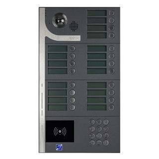 R202-1020 INTERPHONE 20 BP+CLAV.+LECT.BADGES MAINS-LIBRES-SAILLIE-ANTH