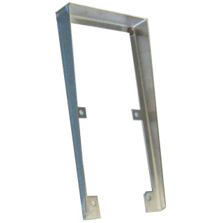 R801-0015 CASQUETTE POUR INTERPHONE 4 BP INOX ENCASTRE-INOX