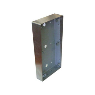 R801-0004 BOITIER SAILLIE POUR CLAVIER 12T & LECTEUR MAINS LIBRES-INOX