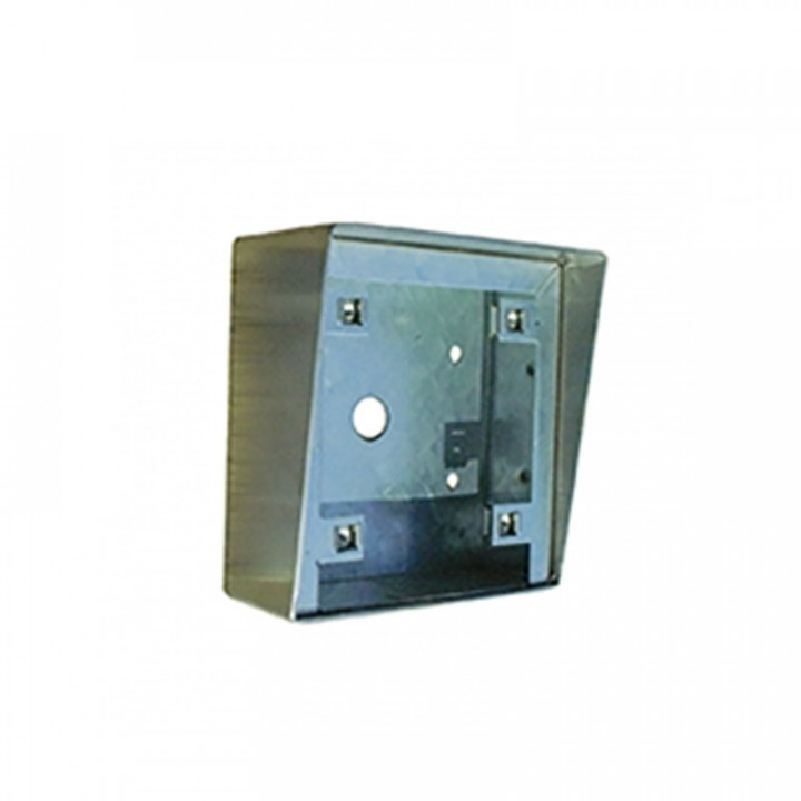 R801-0001 BOITIER SAILLIE POUR LECTEUR DE BADGES MAINS-LIBRES-INOX