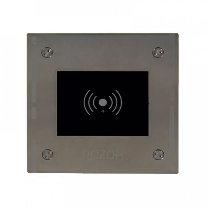R301-0001 LECTEUR DE BADGES MAINS-LIBRES-POSE EN ENCASTREE-INOX