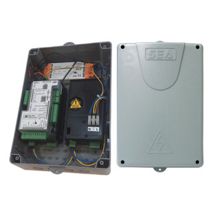 UNIGATE 2 I - Electronique de commande avec variateur pour 2 moteurs 3~230VAC, alimentation  monophasée 230VAC, en coffret