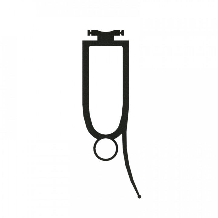 OSEP 25.90.00-Palpeur à bavette détachable hauteur 90mm